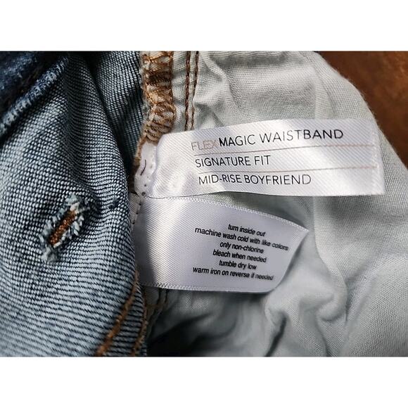 Lane Bryant Midrise Boyfrien Fit Jeans Womens Size 28 Signature Fit Flex... - Picture 6 of 7